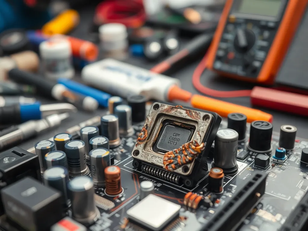 Spalona procesor – jak rozpoznać?