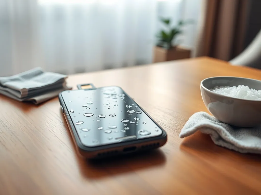 Jak wysuszyć zalany telefon?