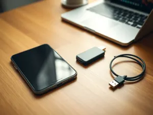 Mężczyzna skupiony na pracy przy laptopie w nowoczesnym biurze, symbolizujący łatwy dostęp do panelu klienta.